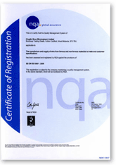 Chaplin Wire ISO 9001 Certificate